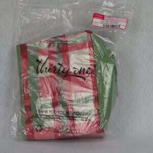 Thirty One Your Way Rectangle in Holiday Plaid NEW